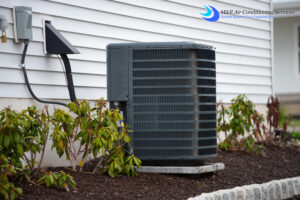 outdoor unit of the air conditioner cold