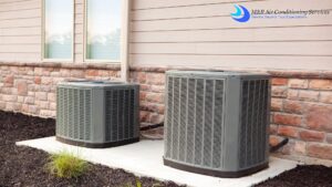 air conditioning units outside residential home